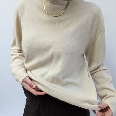 Vintage Sand Cashmere Crewneck