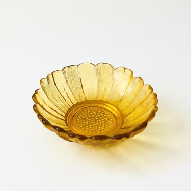 Glass Sunflower Bowl 