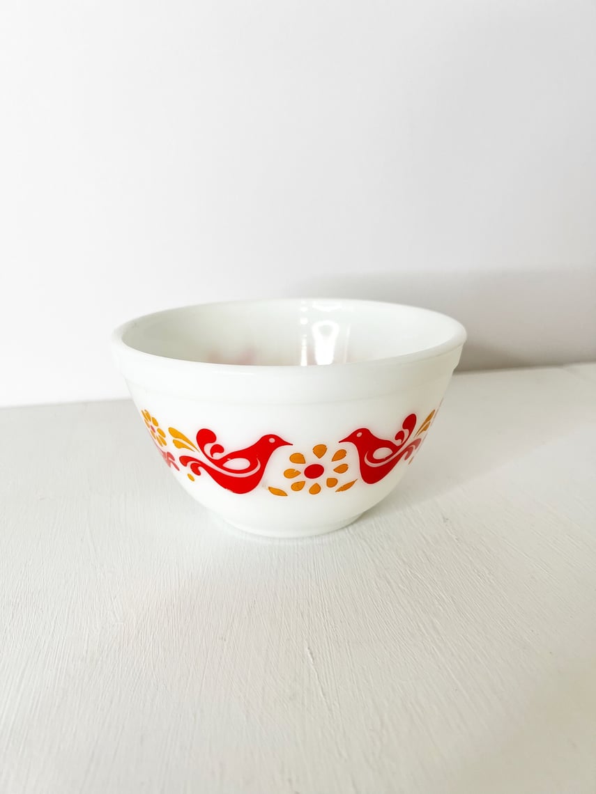 Pyrex Primary Colors top Nesting Mixing Vintage Bowls Set of 4 401 402 403 404 (618)