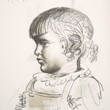 Portrait d'Enfant, Pablo Picasso (After), Marina Picasso Estate Lithograph Collection 
