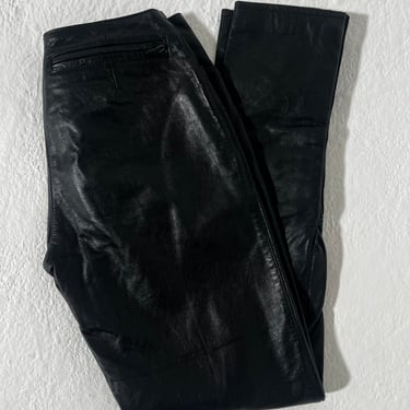 Harley Davidson Womans Leather Pants size 2 Eds