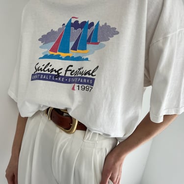 Vintage 1997 Sailing Festival Graphic T-Shirt