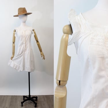 ANTIQUE STEP IN romper dress lingerie lace xs | new spring summer 