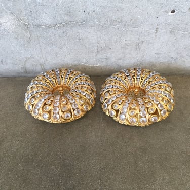 Pair of Hollywood Regency Wall / Sconce Light Fixtures