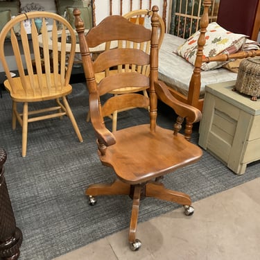 Vintage Ladder Back Office Chair