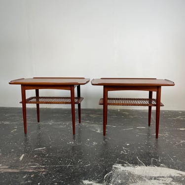 Poul Jensen Teak Side Tables for Selig