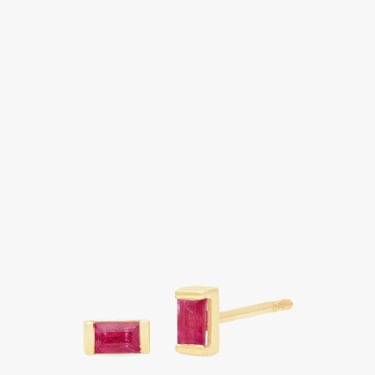 Eriness Ruby Baguette Studs