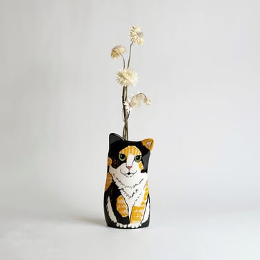 Cat Vase by Nina Lyman, Ceramic Series 