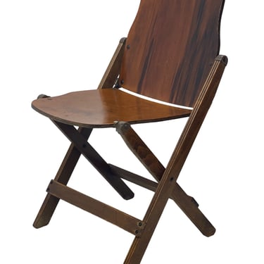 Free Shipping Within Continental US - Vintage Wooden Folding Chair 