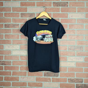 Vintage 70s ROACH Bowling ORIGINAL Iron-On Graphic Tee - Medium 