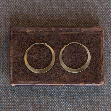 HAR Brass Hoop Earrings