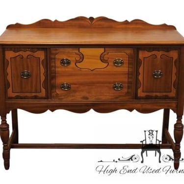 ANTIQUE VINTAGE Walnut Arts and Crafts Style 48" Buffet Sideboard 8303-B 