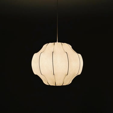 Mid century cocoon pendant lamp in the style of Achille Castiglioni, 1960s 