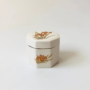 Porcelain Iris Box 