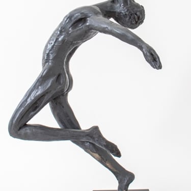 &quot;Dancer,&quot; Polymer Clay Sculpture