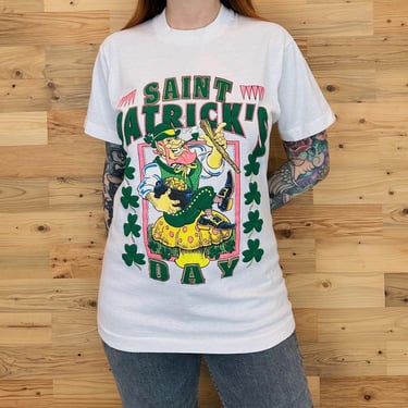 Vintage Saint Patrick's Day Tee Shirt T-Shirt 