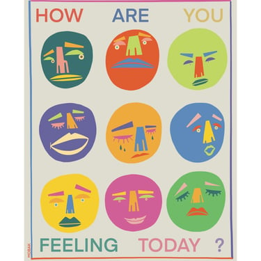 Mobak: "How Are You Feeling" Print 11" x 14"