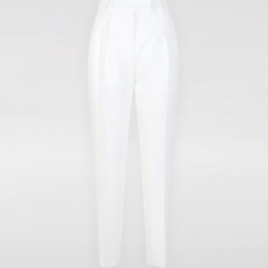 Max Mara Studio Pants Woman White