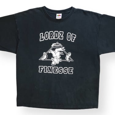 Vintage 90s/Y2K Lordz of Finesse Hip Hop Break Dancing Graphic T-Shirt Size Large/XL 