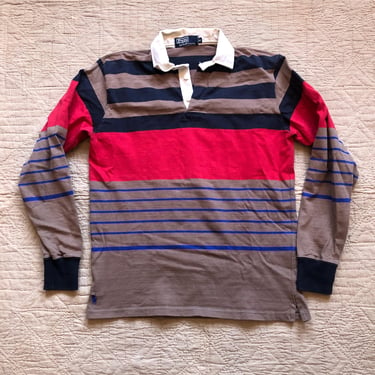 90s Ralph Lauren Rugby Shirt Medium Large 