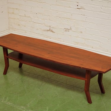 Walnut Vintage Surfboard Coffee Table