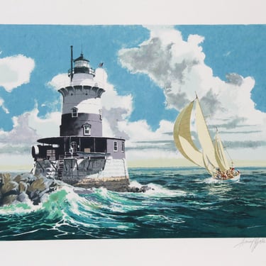 The Lighthouse by Harry Schaare Silkscreen 