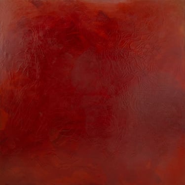 Suzan Frecon &quot;Red Painting Continuation&quot;, 1983