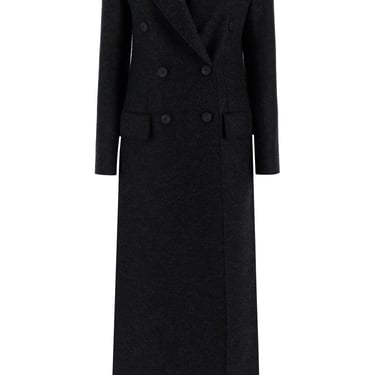 Harris Wharf London Double-Breasted Pressed Wool Coat Women