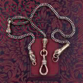Georgian Eagle-Head Watch Chain c1830 | Pippin Vintage