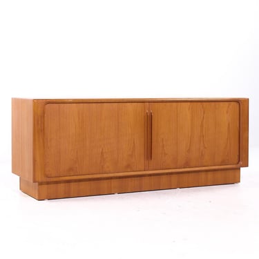 Dyrlund Mid Century Tambour Door Credenza - mcm 