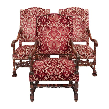 Louis XVI Style French Armchairs