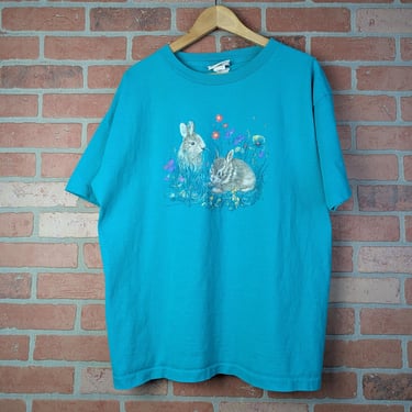 Vintage 90s Northern Reflections Bunnies ORIGINAL Graphic Tee - Extra Large 