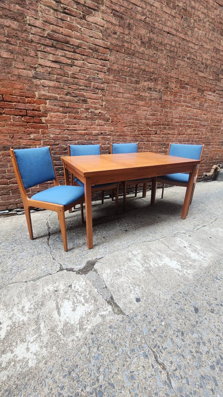 Danish Teak Dining Set by Vijle Mobelfabrik