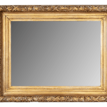 Early 20th Century Large English Gesso Mirror