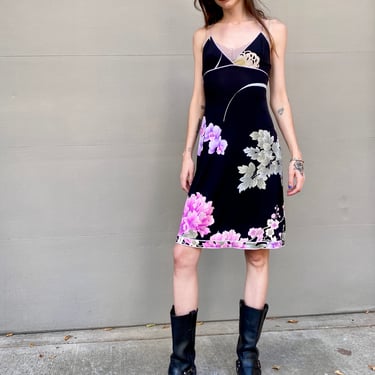 Leonard Silk Floral Dress