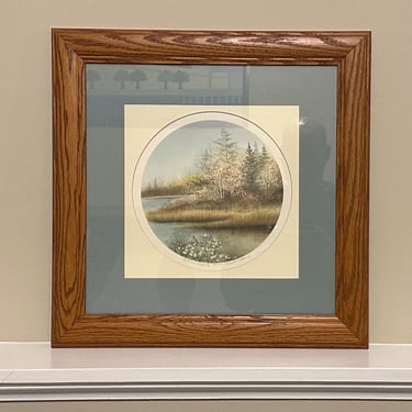 Arnold Alaniz Limited Edition Lithograph “Autumn Majesty” Framed - Free Shipping 