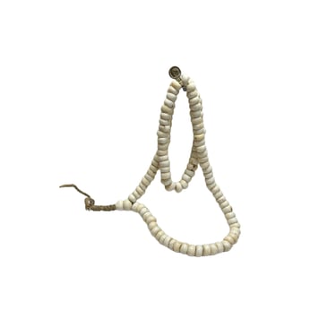Rough White Stone 108 Beads Hand Rosary Praying Chain ws4690E 