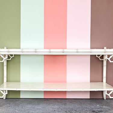 Thomasville Faux Bamboo Console