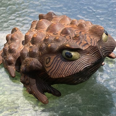 Japanese Cryptomeira Cedar Wood Frog Toad 