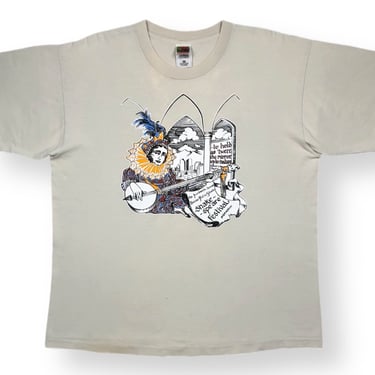 Vintage 90s Fourteenth Annual Shakespeare Festival Denver Colorado Graphic T-Shirt Size XL 
