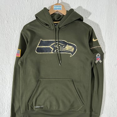 Military Seattle Seahawks Hoodie Sz. S