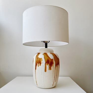 Drip Glaze Pottery Lamp