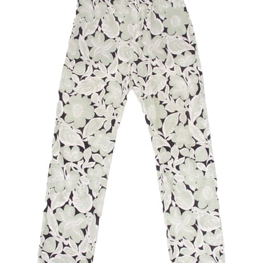Dries Van Noten Tropical Print Pants