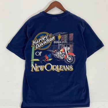 Vintage 1990's Harley Davidson &quot;New Orleans&quot; T-Shirt Sz. L