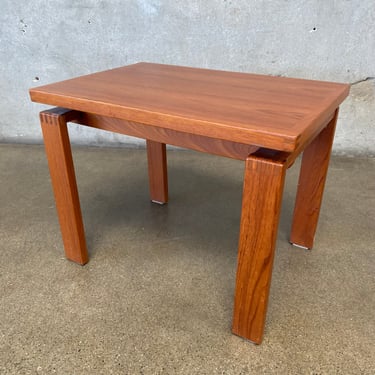 1960s Danish Modern Teak Side/ End Table By Trioh Mobler