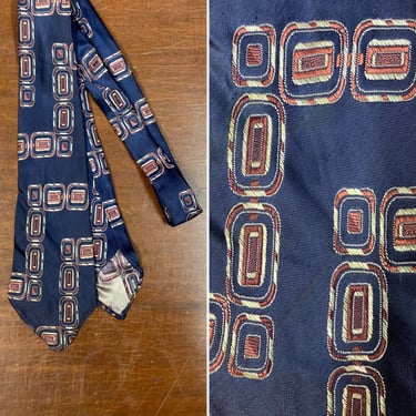 Vintage 1930’s Tie, 1940’s Tie, Abstract Print Tie, Swing Tie, Jazz Tie, Vintage Clothing, Vintage Shirt, Lindy Hop 