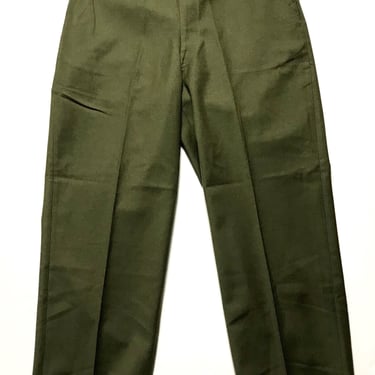 NEW Old Stock ~ Vintage Korean War M-1951 US Army Wool Field Trousers / Pants ~ Large Reg  (36.5 Waist) ~ OD ~ 1950s ~ Unissued ~ Military 