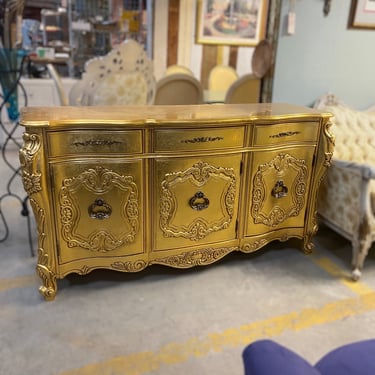 Gilded Vintage Baroque Style Buffet