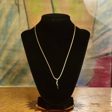 14k Yellow Gold Foxtail Chain Necklace