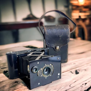 Vintage Kodak Vest Pocket Autographic Camera with Diamond Case 